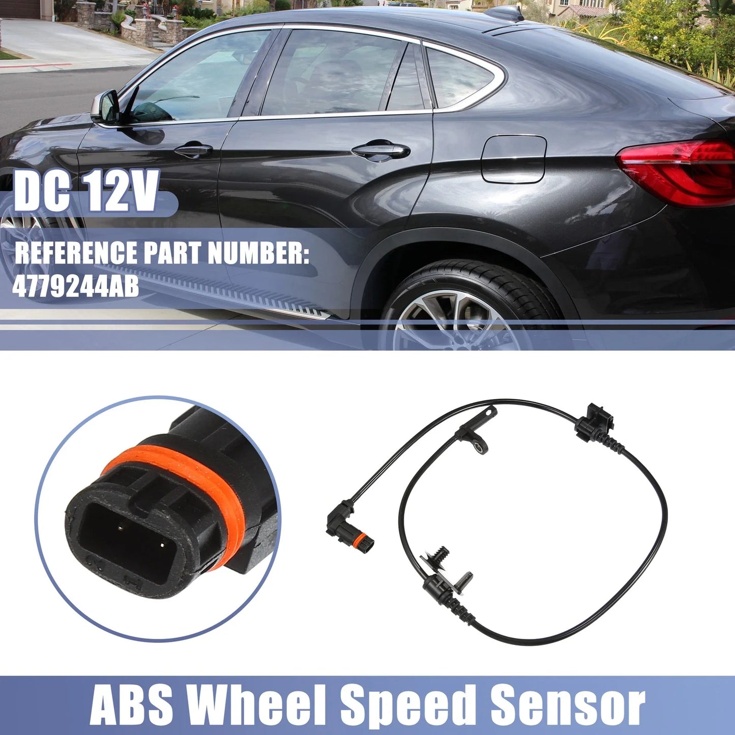 ABS Wheel Speed Sensor for Dodge Charger 2006-2010 (2 x Front Left/Right)
