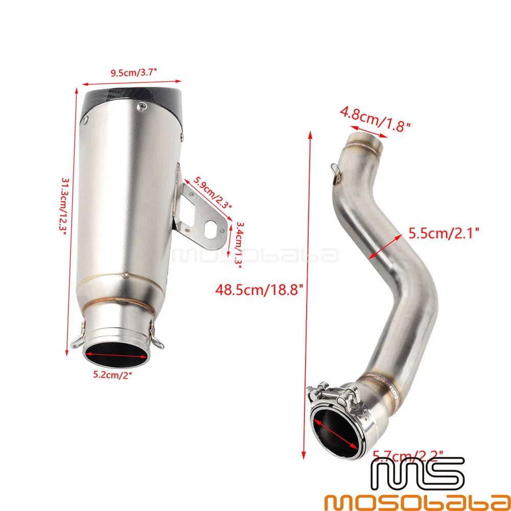 Muffler Link Pipe Set for Harley Pan America 1250 (2021-2023)