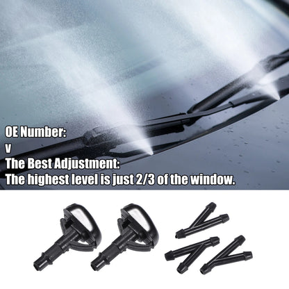Set of 1 Windshield Washer Nozzle No. 8265A083 for Mitsubishi Montero (1992–2000)