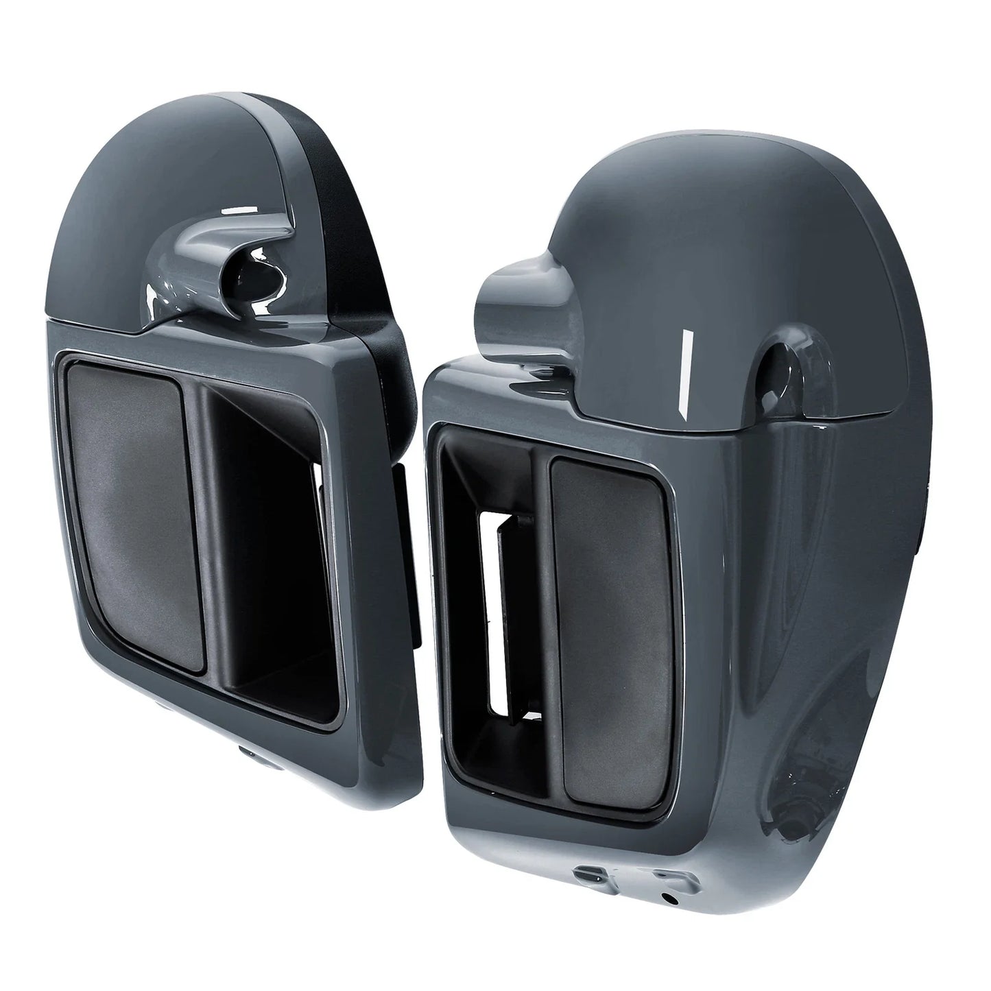 Lower Vented Fairings for Harley Touring 2014-2023 Gunship Gray