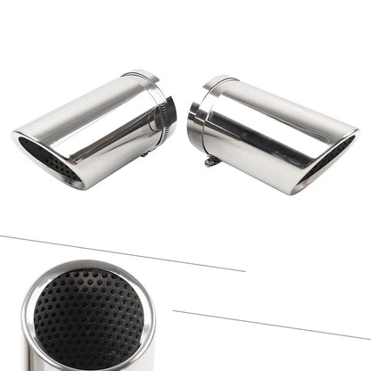 1Pc Black Front Bumper Fog Light Grille Cover for Audi A6 C5 (2002–2005)