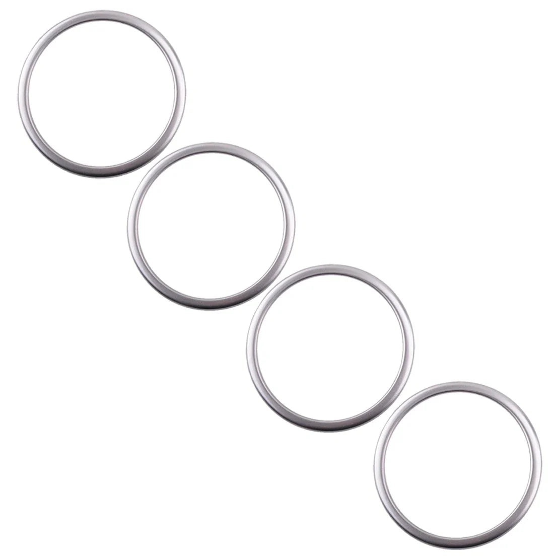 Silver Inner Door Speaker Ring Cover Trim Kit for BMW X6 E71 (2008-2014)