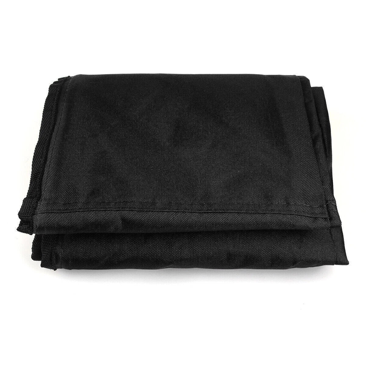 Boot Cover 4 x Bimini Top Boat Shade No Frame Black for 4 Bow