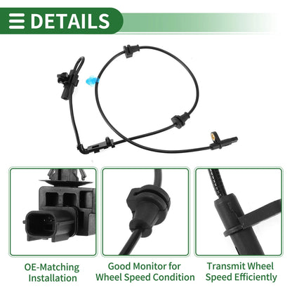 ABS Wheel Speed Sensor No. 57450TLAA02 for Honda CR-V (2017–2020) Front Right