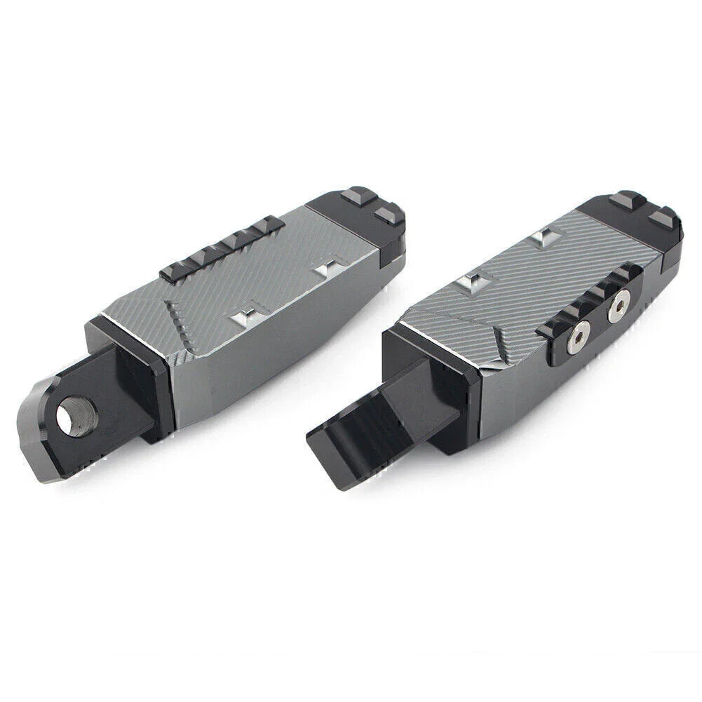 Rear Footrests Grey Pegs for Suzuki GSXR600/750/1300 Hayabusa (2001-2023)