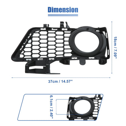 Set of 2 Fog Light Grille Covers for BMW 3 Series (2012–2019) 51118054155 51118054156