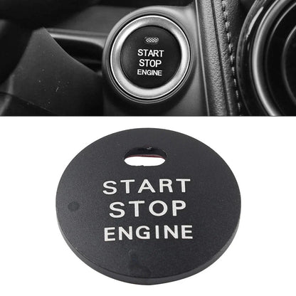 Black Engine Start Push Button Cover Trim for Mazda 3 6 CX-5 (2003-2023)