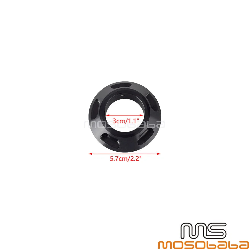 Aluminium Right Front Wheel Sleeve Covers for Harley Nightster 975 (2022-2023)