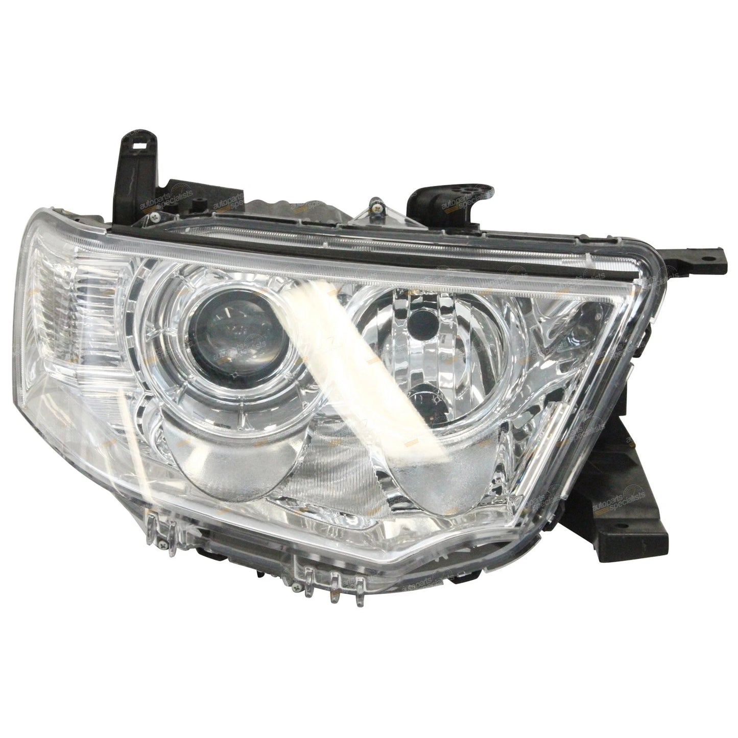 2X Clear Projector Headlights for Mitsubishi Challenger (2009–2013)