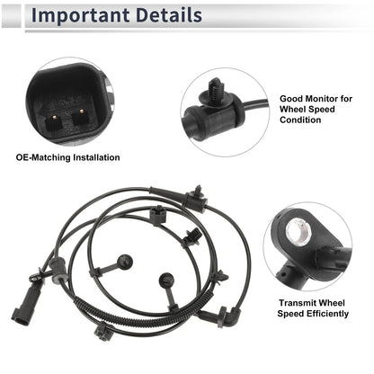 ABS Wheel Speed Sensor No. 23483152 for Chevrolet Malibu (2013–2015) Rear Right
