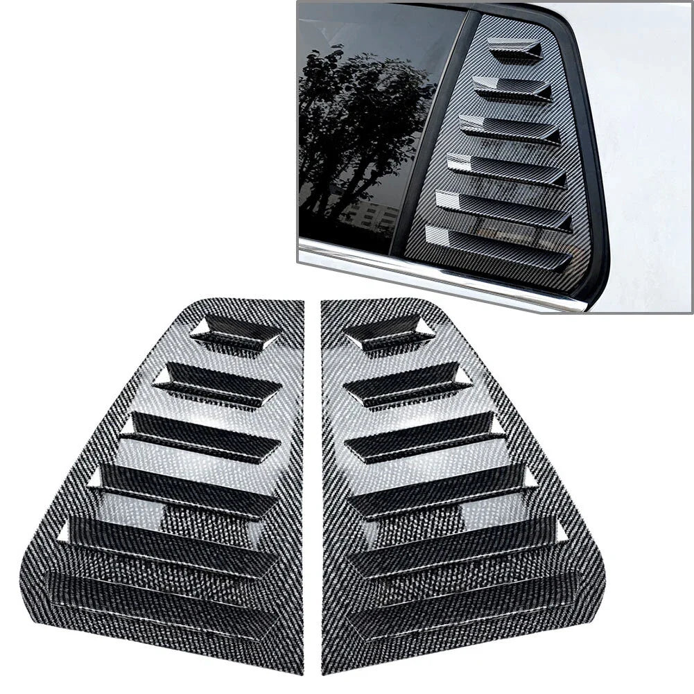 Rear Window Side Vent Shutter Louvers for VW Golf MK7 MK7.5 (14-19) Pair
