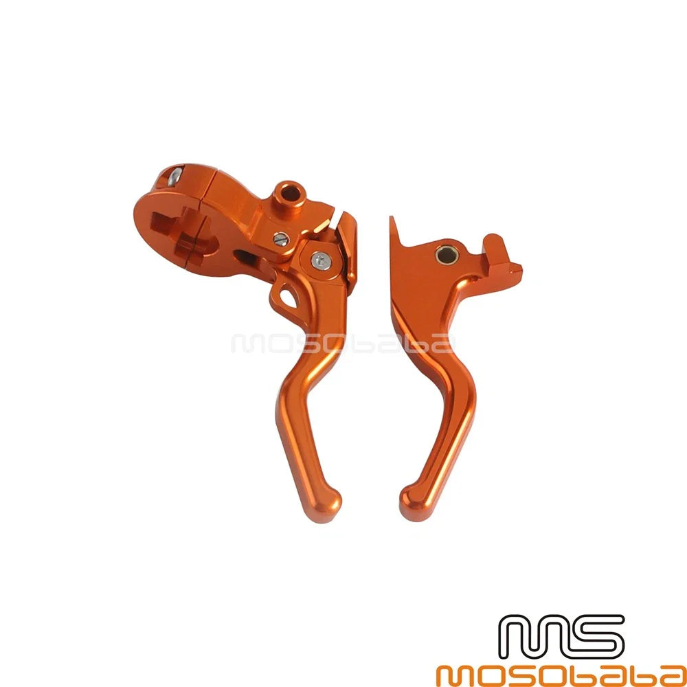 Short Brake Clutch Levers for Harley Softail Breakout Deluxe Low Rider ST (2015-2024)