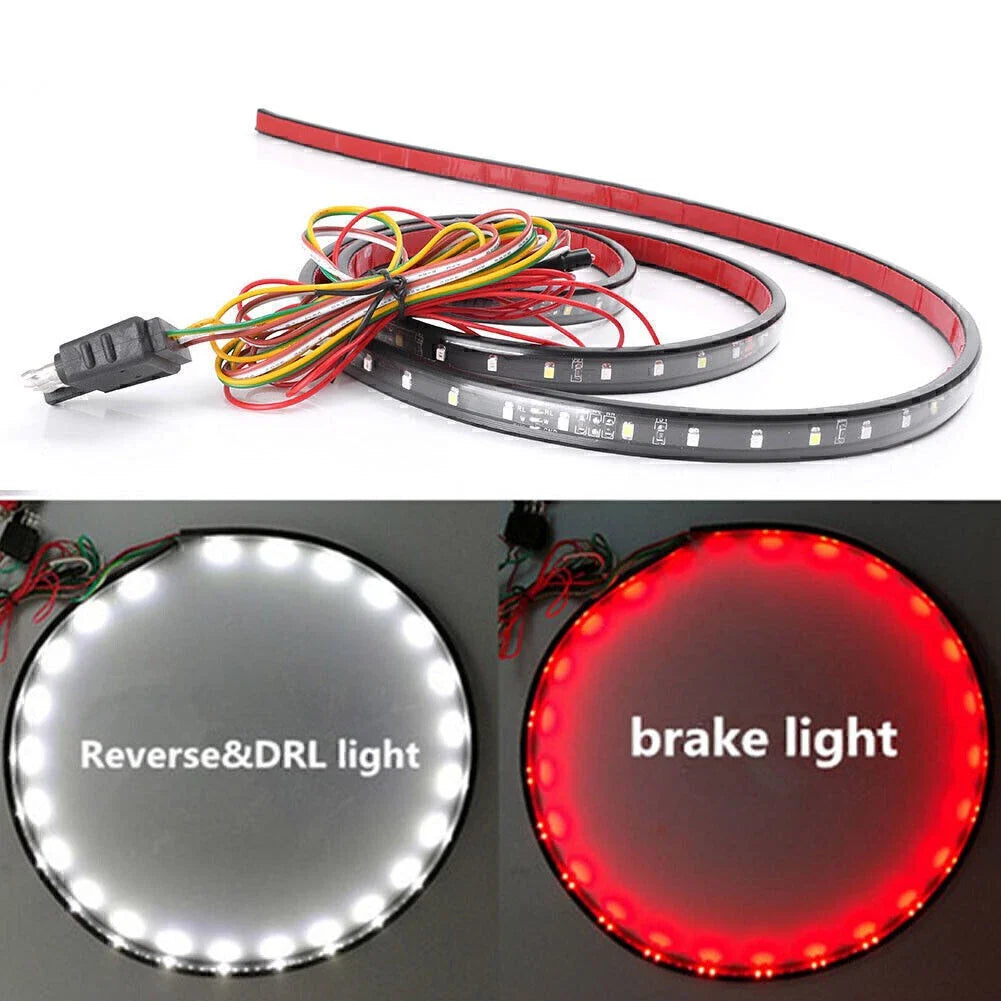 60" 5-Function LED Strip Tailgate Bar Brake Signal Light for Truck SUV