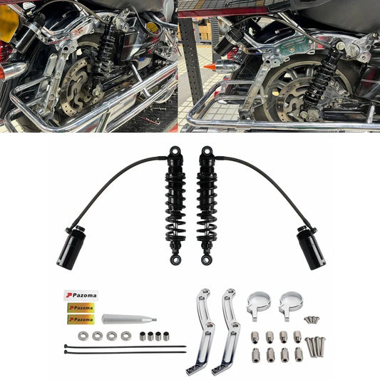 Remote Reservoir Rear Suspension Shocks for Harley Touring '14-Up FLTRXST FLTRXS