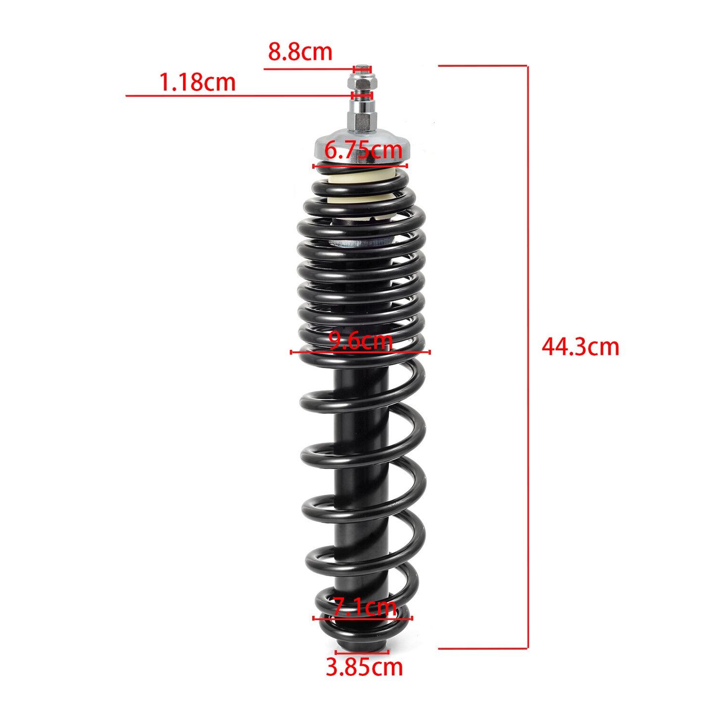 Front Strut Shock Absorber Kit for Polaris Ranger 500 570 EV (2015–2018)