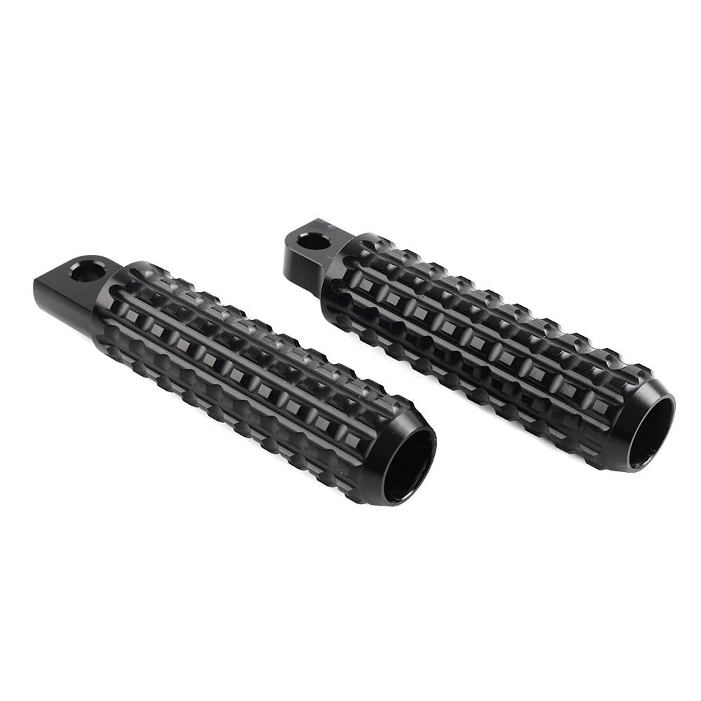 Foot Pegs for Harley Davidson Softail Sportster (Various Years) - Black Aluminum