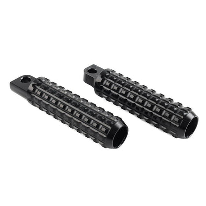 Foot Pegs for Harley Davidson Softail Sportster (Various Years) - Black Aluminum