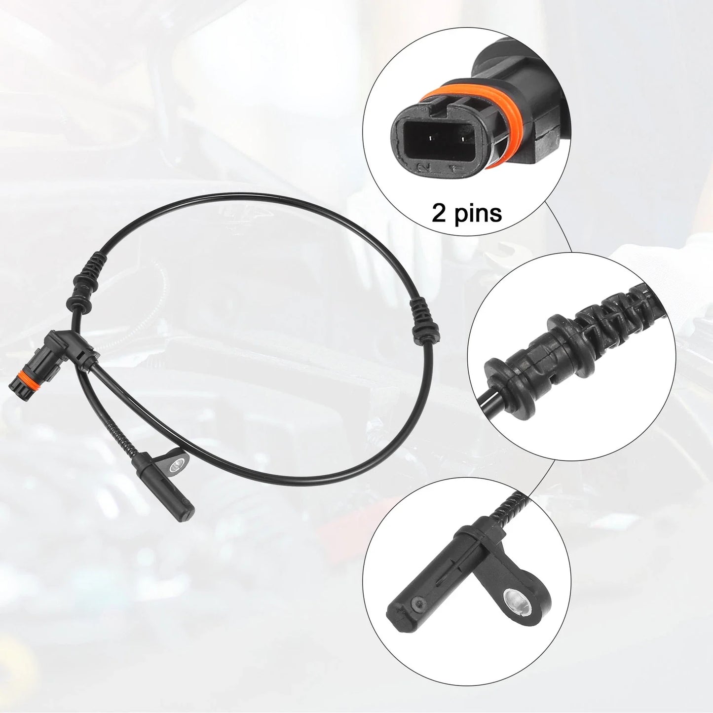 ABS Sensor for Mercedes-Benz C300 2008-2011 (2 x Front Left Right)