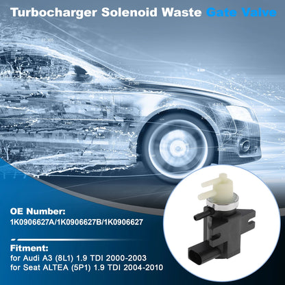 Turbo Pressure Solenoid Valve for Audi A3 (8L1) 1.9 TDI (2000–2003) 1K0906627A