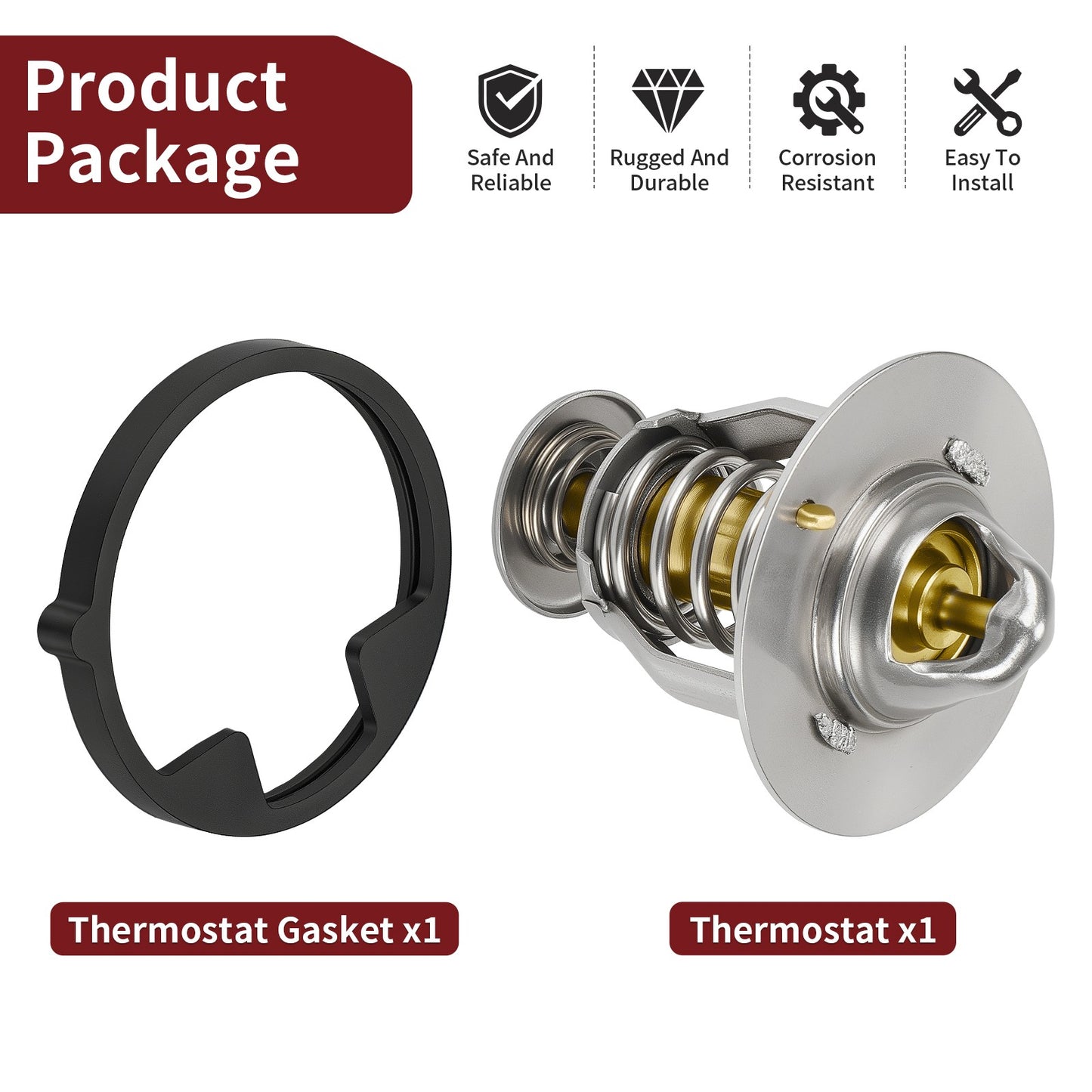 Thermostat with Gasket for Honda CBR250R CRF250L (2011–2020)
