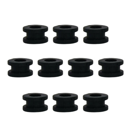 10 x Rubber Grommet Mount Set Side Cover Fender Parts for Motorcycles