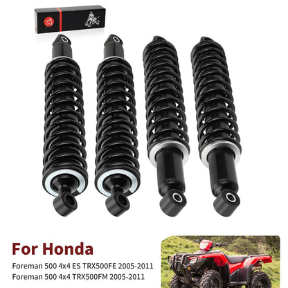 Set of 2 Front Rear Shock Absorbers for Honda Foreman 500 (2005–2011)