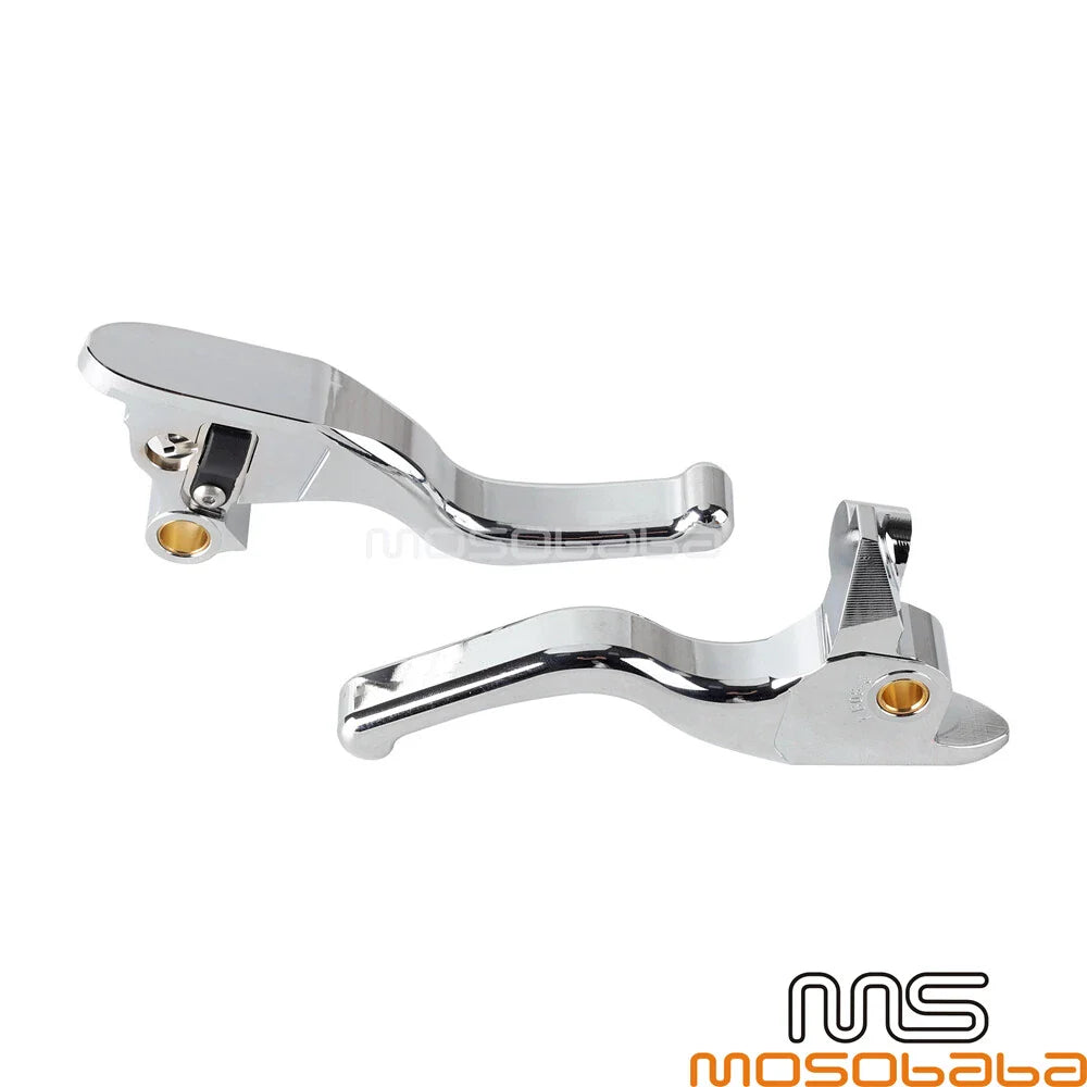 Chrome Hand Brake Clutch Levers for Harley Tri Glide Ultra Classic (2009-2023)
