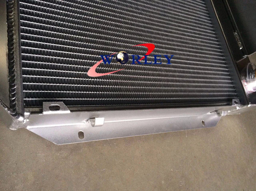 Aluminum Radiator + Fan for Ford Falcon XA XB XC Fairlane ZF ZG 6 Cyl (1972-1977)