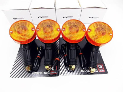 Set of 4 Turn Signal Indicators for Suzuki TS250X (1984–1989)