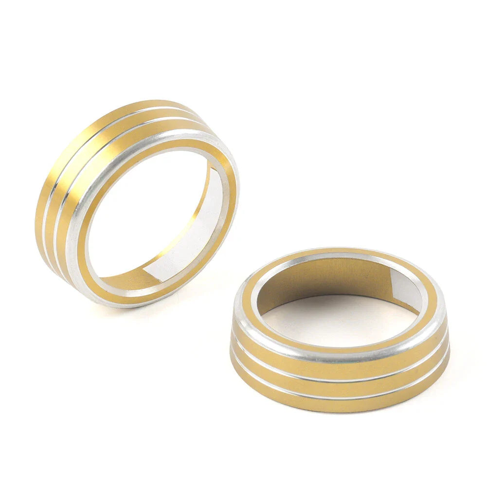 Climate Switch Knob Ring Cover Trim for Honda Civic 2016-2021 Gold