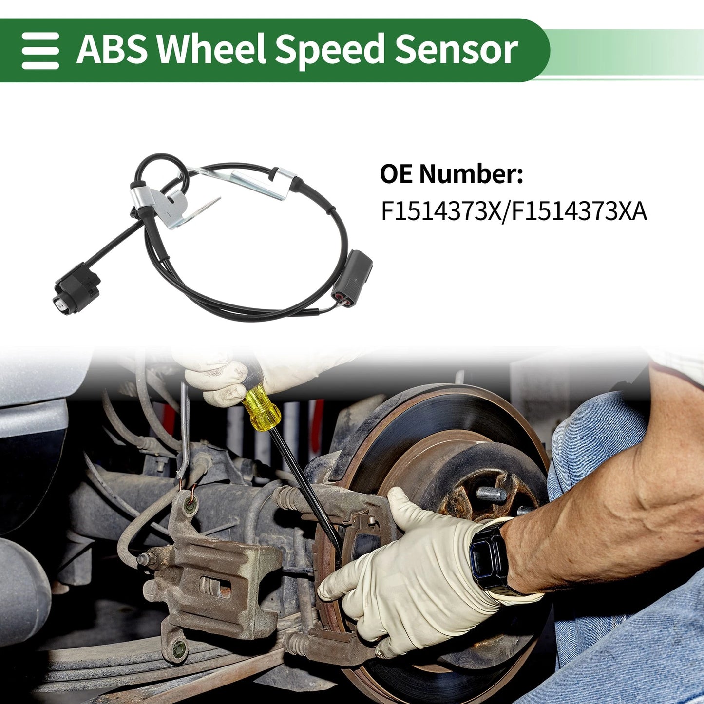ABS Wheel Speed Sensor for Mazda RX-8 (2003–2012) No.F1514373X/F1514373XA