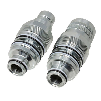 2x Flat Face Coupler Kit for Bobcat (1998–2024)