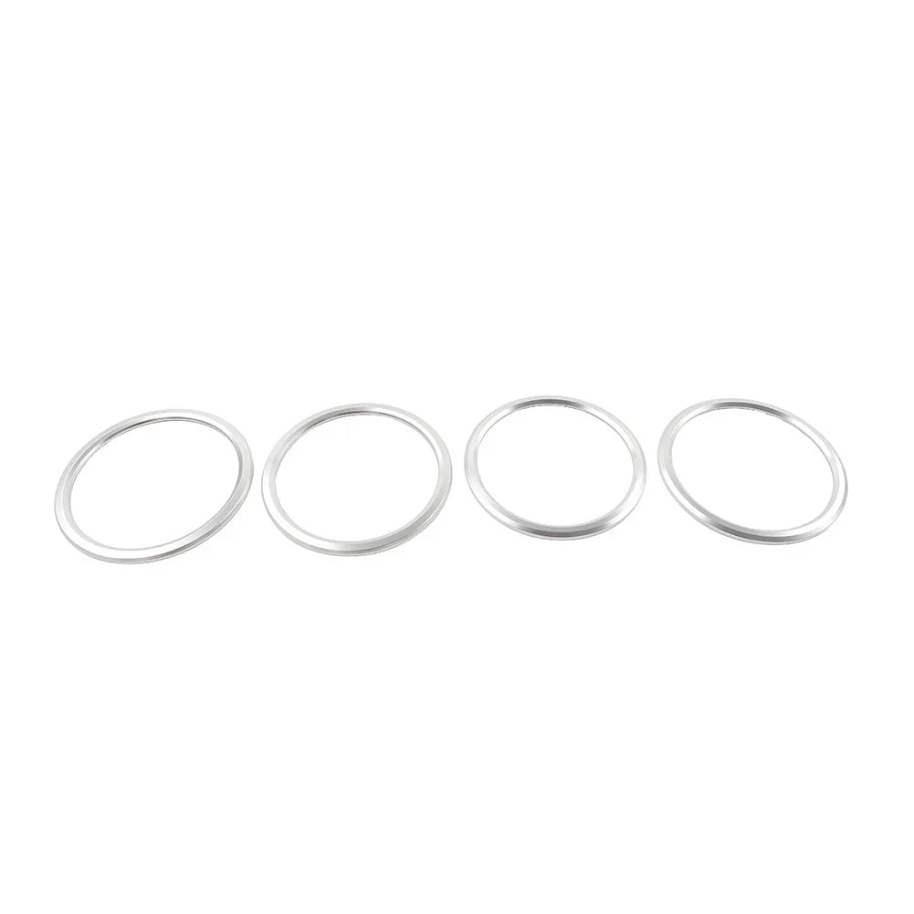 Silver Air Vent Outlet Ring Cover Trim for Chevrolet Camaro (2017-2022)