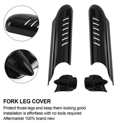 Baffle Shield Cover for Harley Touring Electra Glide FLHT (2000–2013) Black
