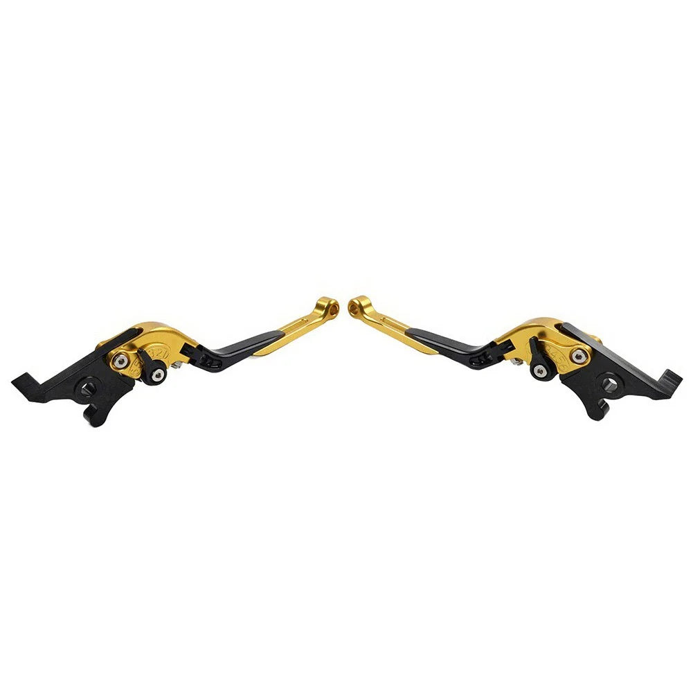 Gold CNC Folding Extendable Brake Clutch Levers for BMW S1000RR S1000R (2015-2019)