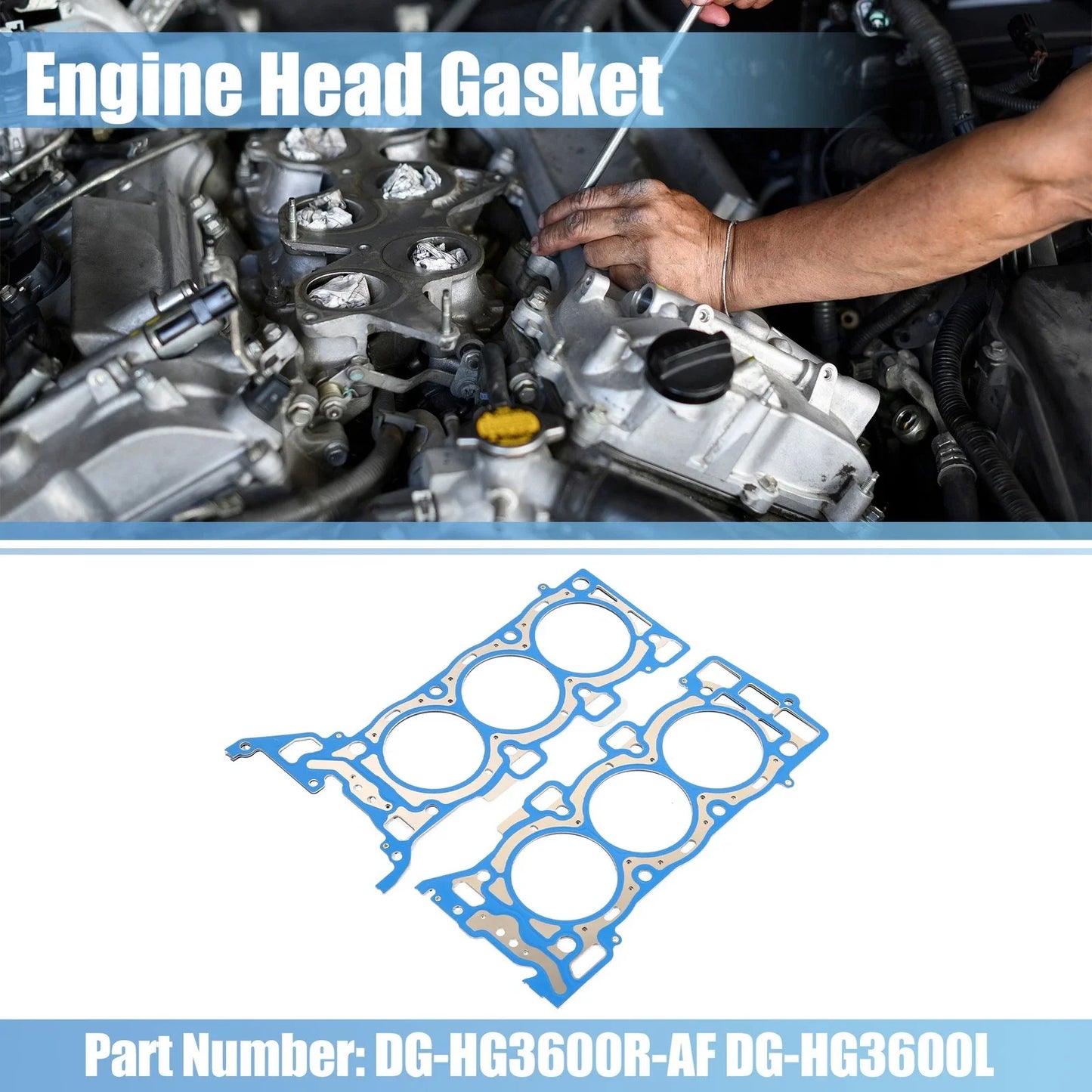 2 x Engine Cylinder Head Gaskets for Chevrolet Traverse (2009-2016)