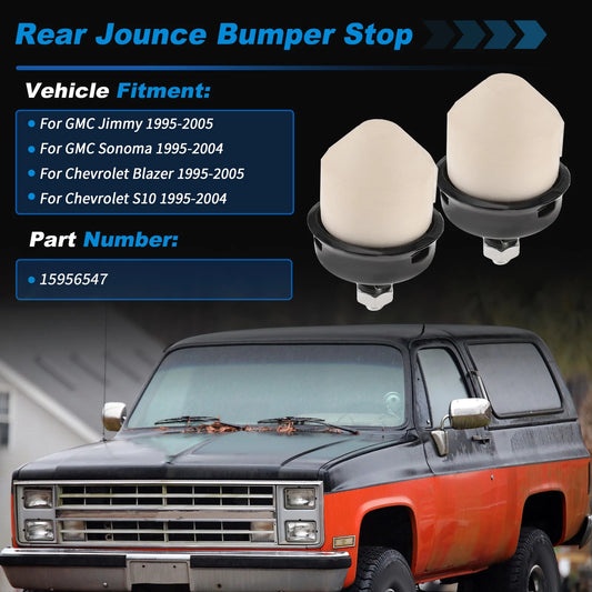 Set of 2 Suspension Bump Stops for GMC Jimmy (1995–2005) & Sonoma (1995–2004) No. 15956547