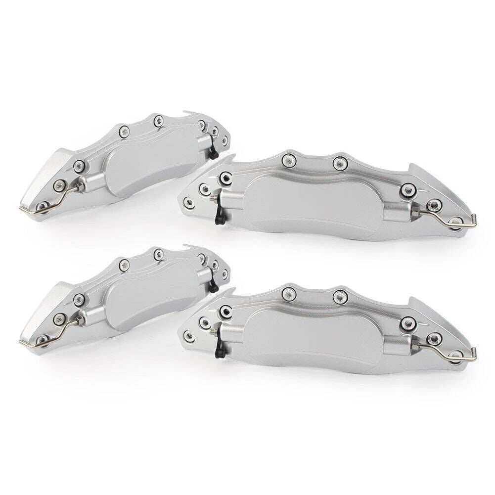 Set of 4 Metal 3D Brake Caliper Covers for Universal Fit (10.5")