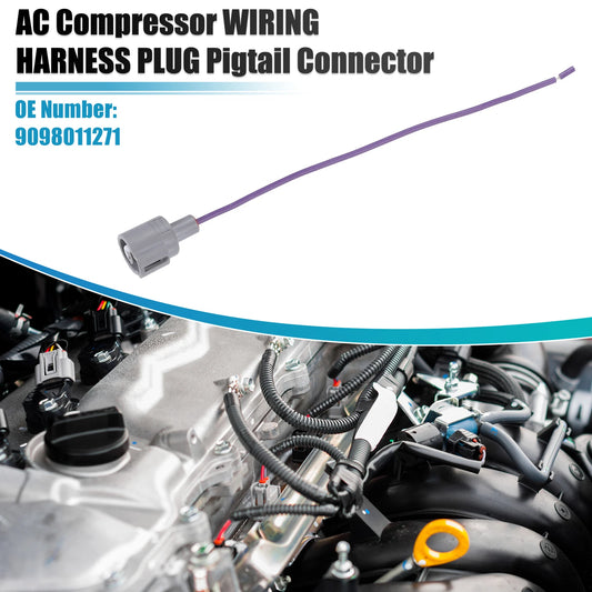 AC Compressor Wiring Harness Plug Pigtail Connector for Toyota Tacoma (2005–2023)