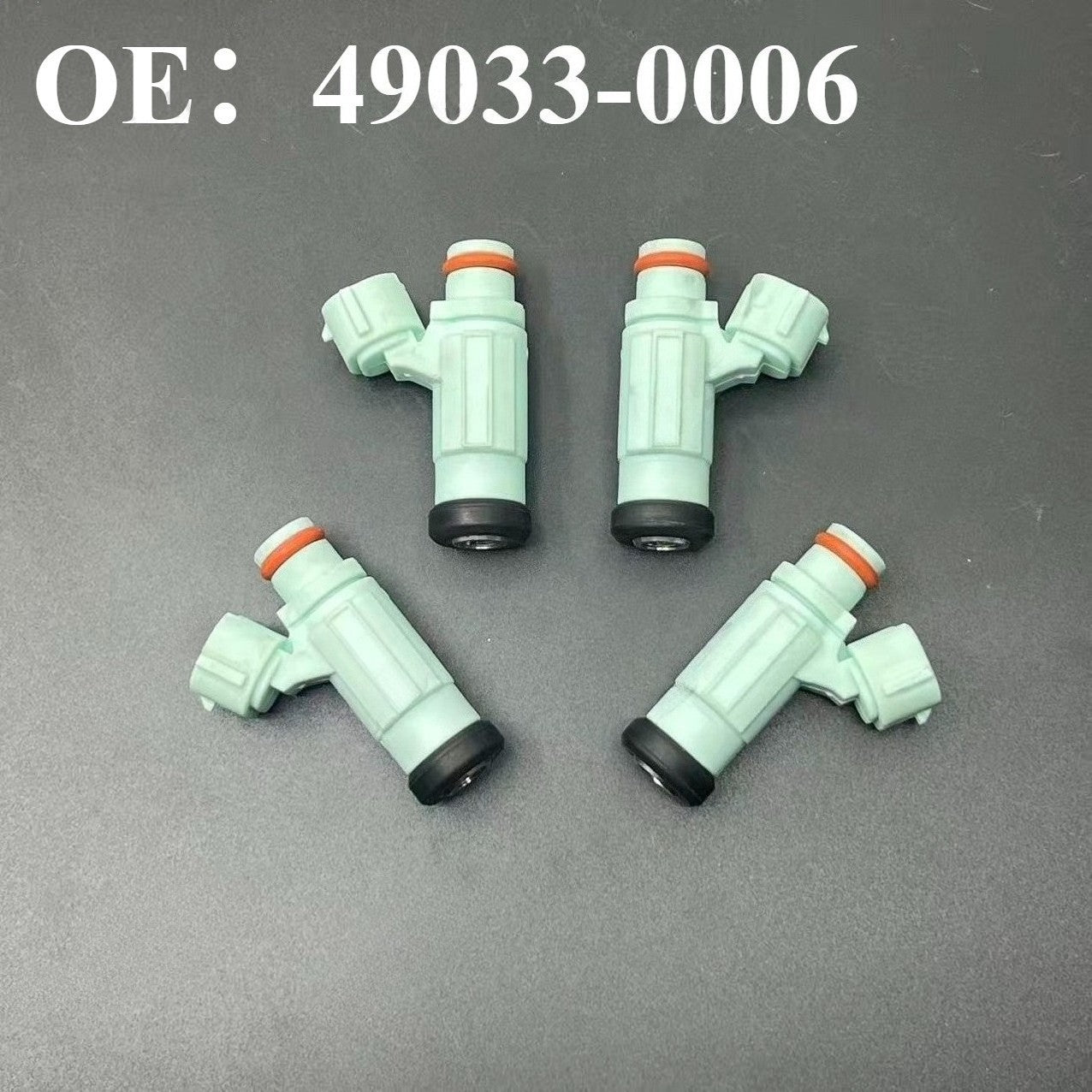 Set of 4 Fuel Injectors for Kawasaki Ninja ZX6RR ZX6R (2004–2006)