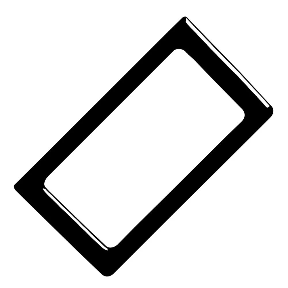 Piano Black Rear Storage Box Frame Cover Trim for BMW 3 Series E36 (1994–1996)