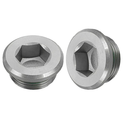 2 x Rear Axle Differential Drain Plugs with O-Rings for BMW F01 F10 F30 F32 G30