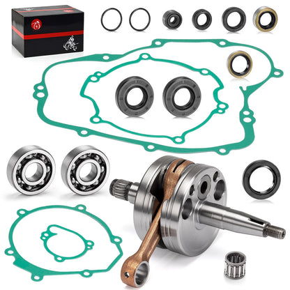 ENGINE REBUILD: CRANKSHAFT SEAL O-RING GASKETS for KAWASAKI KX85 (2001-2005)