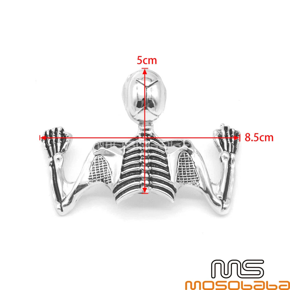 Skull Skeleton Ornament for Harley Chopper Headlight Visor (All Years)