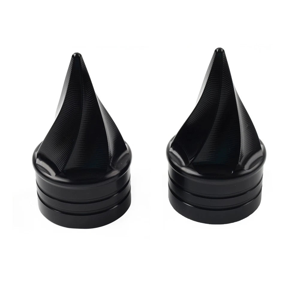 Front Axle Cap Nut Covers for Harley Touring Electra Road Glide Road King (2000–2007)