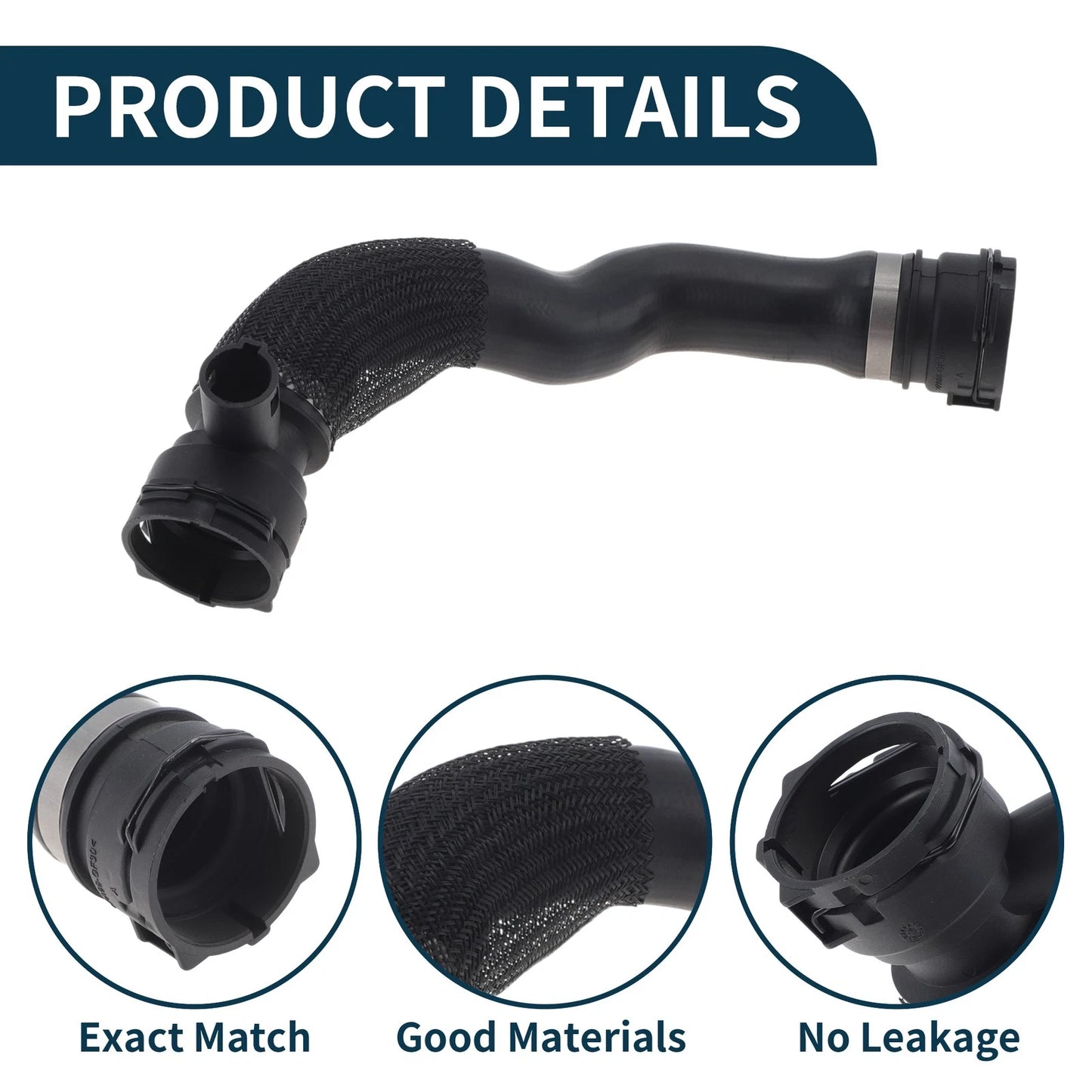 Radiator Hose No. 17127591089 for BMW 760Li (2010–2015)