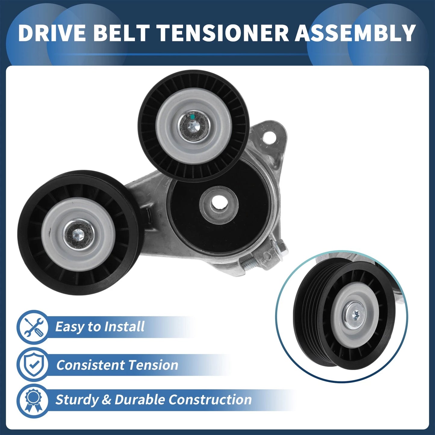 Belt Tensioner for Ford Focus (2003–2007) No. 1352451/1367254 Metal