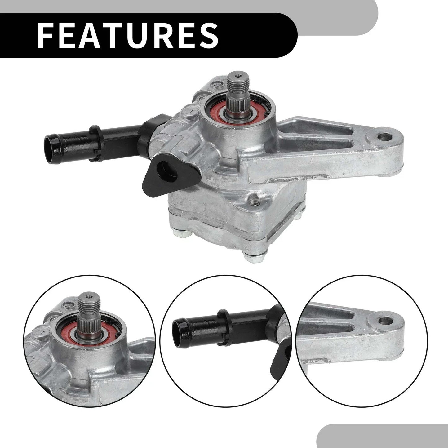 Car Power Steering Pump for Honda Ridgeline (2006-2011) - 1 x Quality Replacement