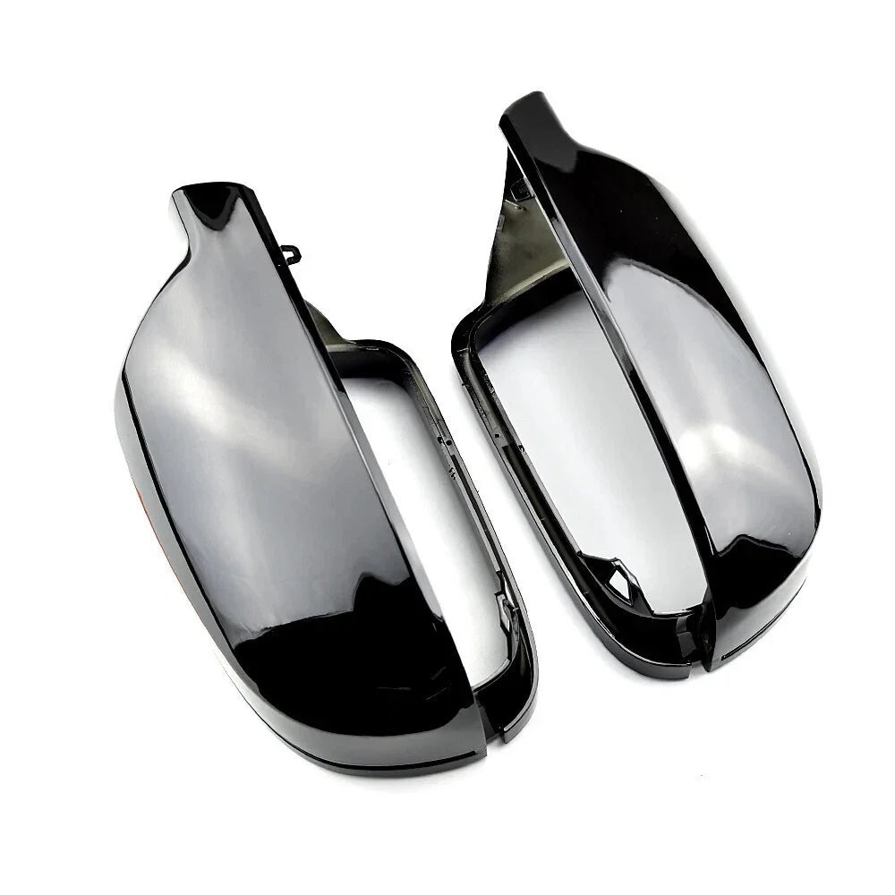 Black RearviewSide Mirror Cap Covers for Audi A4/S4 (2010-2016)