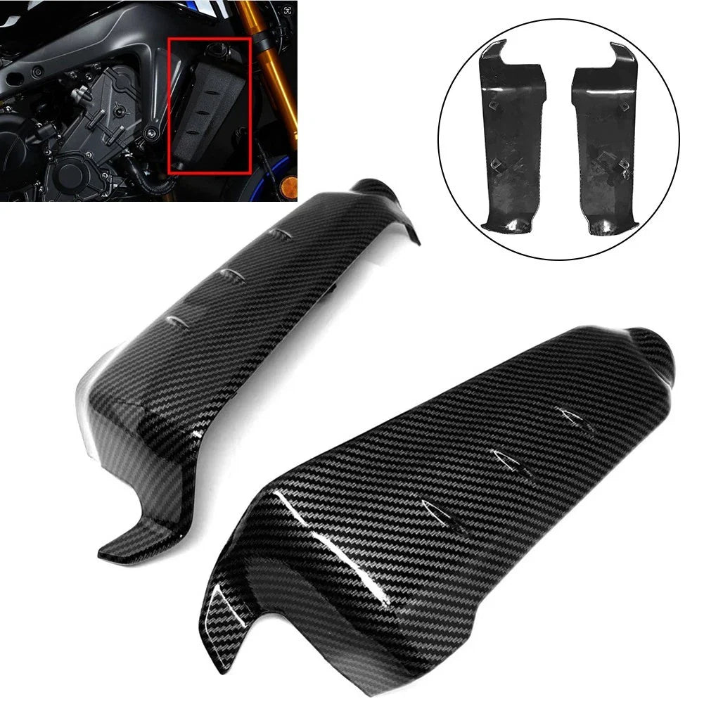 Carbon Fiber Front Side Radiator Covers for MT09 SP (2021–2024)